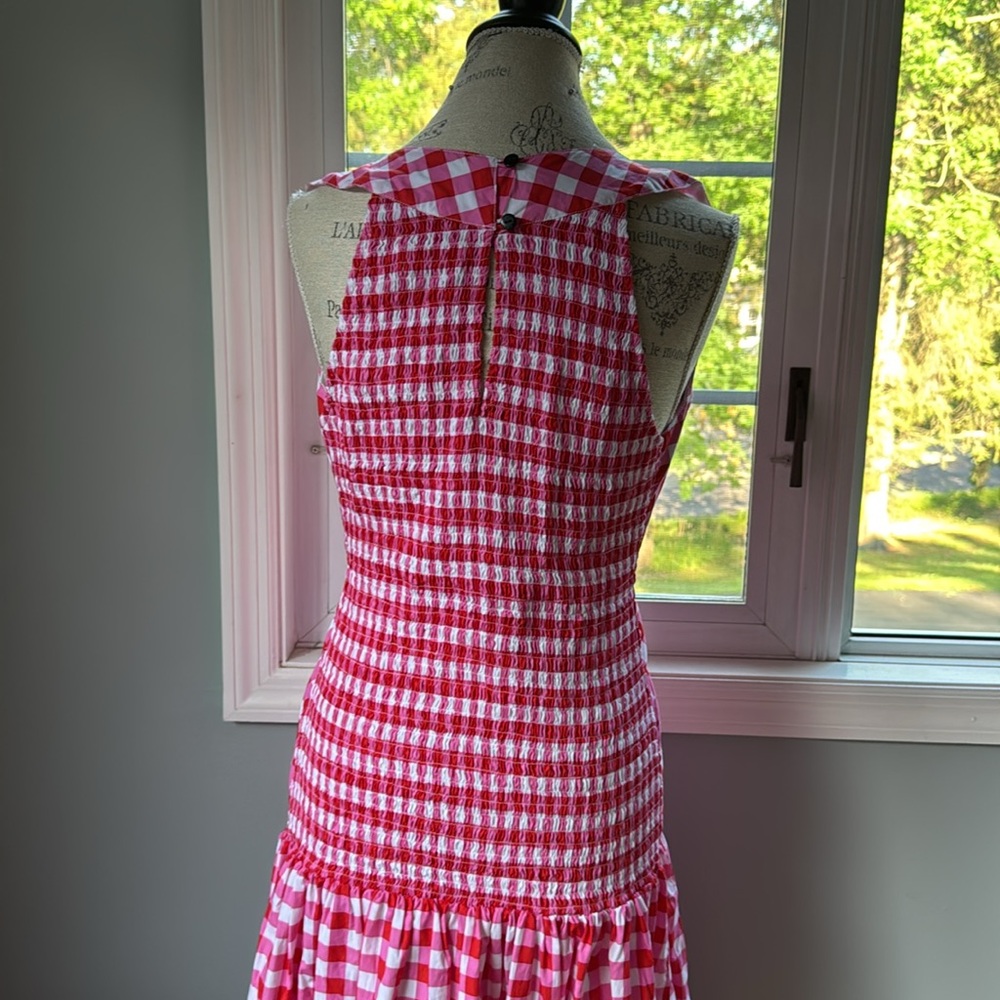 SALE! S/W/F Gingham Maxi Dress Anthropologie $408 - Picture 7 of 14